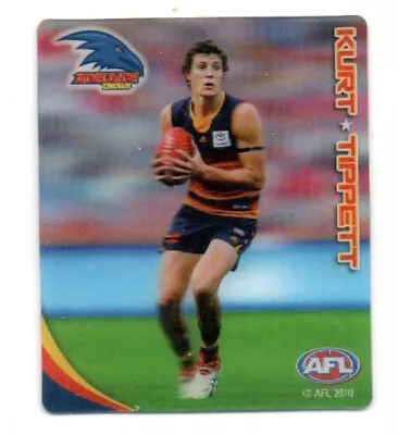 2010 AFL ULTRA 3D FOOTY PLAYS SNACKBRANDS - No.3 Kurt TIPPETT (ADELAIDE) • $5