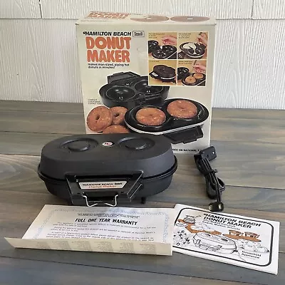 Vintage Hamilton Beach Electric Donut Maker Doughnut Maker Model 200 (SH) • $24.99