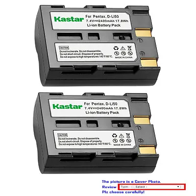 Kastar Replacement Battery For Konica Minolta NP-400 & Dimage A1 Dimage A2 • $31.99