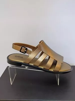 Melissa Womens Boemia Sandal Gold Size 8 • $26