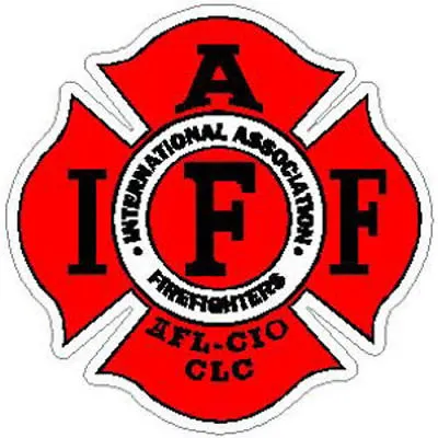 2 Inch 3M-Reflective Plain Red IAFF International Firefighters Helmet Sticker • $3.99