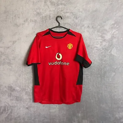 Giggs Manchester United Home Football Shirt 2002 - 2004 Nike Young • $29.75