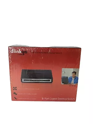 D-Link 8 Port Gigabit Ethernet Switch GO-SW-8G With Original Switching Adapter • $34.97