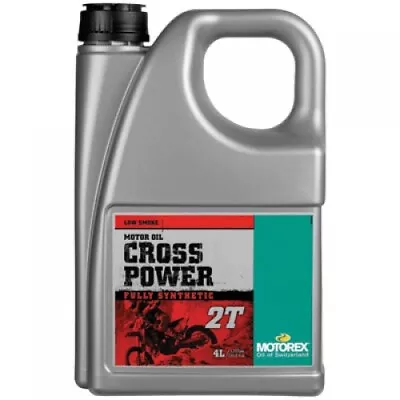 Motorex Cross Power Full Synthetic 2T 2-Stroke Oil 4 Liter 102244 • $93.66