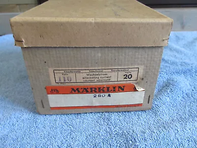 Marklin 280 A-110 V Alternating Current In Box For Parts • $39.99