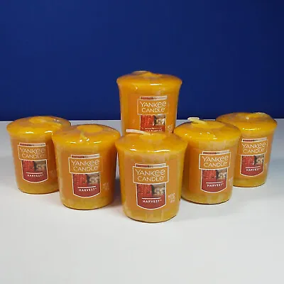 Yankee Candle Harvest Votive Candles Set Of 6 Fresh Wax 578505 • $16.95