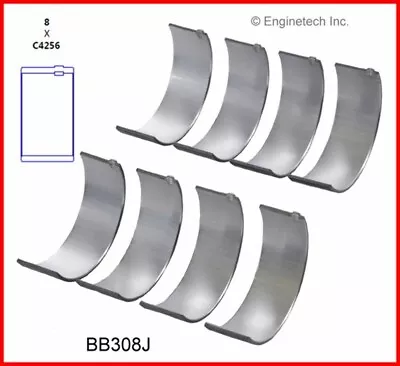 03-09 Fits Chrysler 2.4L / 148 DOHC L4 16V Turbo   Rod Bearings .50 • $34.94