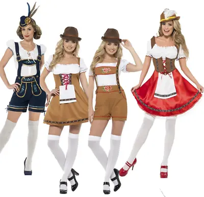 Oktoberfest Beer Tavern Wench Bavarian Ladies Fancy Dress Costume Geman New • £26.99