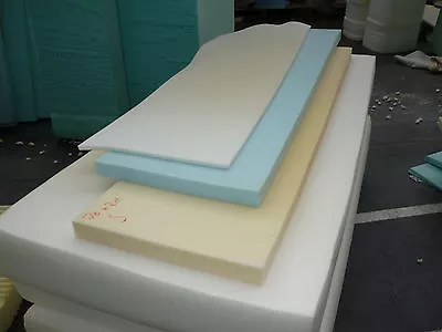 FOAM UPHOLSTERY FOAM SHEETS/PIECES CUT TO 50 X 20  X Any Thickness 1/2  TO 5  • £0.99