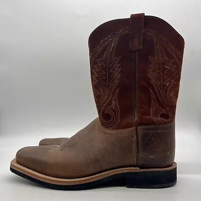 Smoky Mountain 4028 Mens Brown Leather Mid Calf Western Boots Size 11.5 EE • $79.99