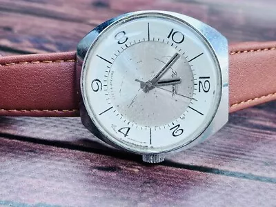 Vintage Watch Raketa Soviet Men`s Mechanical Wrist Watch USSR Original • £64.66