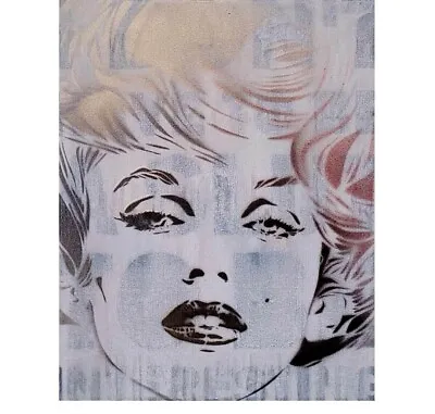 Marilyn Monroe Graffiti Portrait Pop Art Street Art Banksy Style • $39