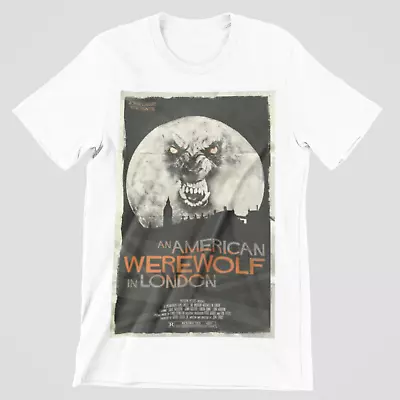 £6.99 • Buy An American Werewolf In London T-shirt - Mens & Women's Official Horror 80s 