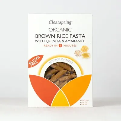 Clearspring Organic Gluten Free Brown Rice Pasta With Quinoa & Amaranth • £3.79