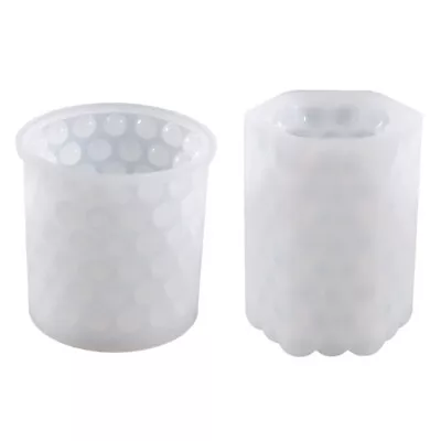 3D Cylinder Hexagon Handmade Wax Soap Molds For Decorations • £6.42