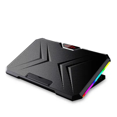 RGB Laptop Cooling Pad For 11 -17.3  Notebook Laptop Cooler With 2 Big Quiet • $23.99