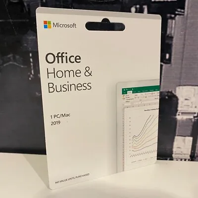 Microsoft Office 2019 Home Business PC Mac Word Excel Outlook Lifetime 365 2021 • £119.99