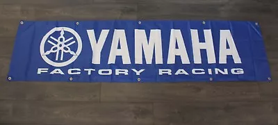 Yamaha Banner Flag Big 2x8 Feet Motorcycle Factory Racing MotoGP Biker 97 • $16.17