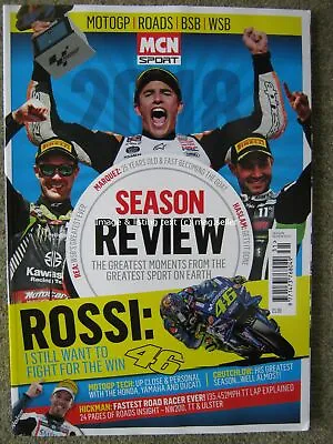 MCN Sport Season Review 2018 Valentino Rossi Marc Marquez Honda RC213V Ducati • £4.99