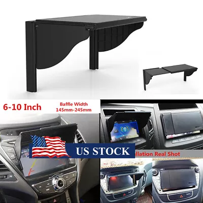 Car SUV 6 -10  GPS/DVD/LCD Sunvisor Sun Shade Navigation Cover Shield Anti-glare • $12.59