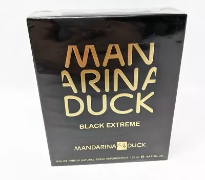 Mandarina Duck Black Extreme For Men 100 ML New In Box Rare And Discontinued • $119.95