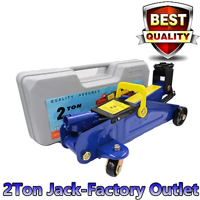 Hydraulic Floor Trolley Jack 2 Ton Tonne Car 4x4 Van SUV High Lift 135-320mm • $57.21