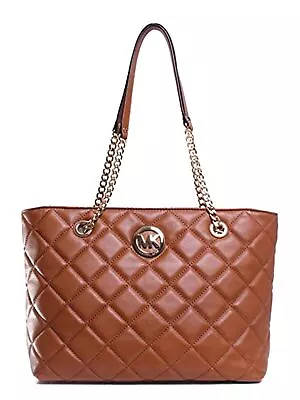 [30H3GFQT3L] Womens Michael Kors Fulton Quilted Large EW Tote • $224.99