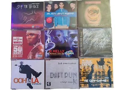 Various CD Singles Bundle 50 Cent Coolio LCD Soundsystem Public Enemy • £3.50