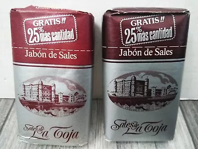 VTG. SALES DE La Toja Soap  Mineral Salts Soap 5.2oz EA (2PK BUNDLE) SPAIN • $19.95