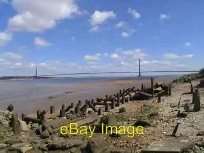 £2 • Buy Photo 6x4 Humber Bridge Barton-Upon-Humber Humber Bridge From Pebbly Beac C2006