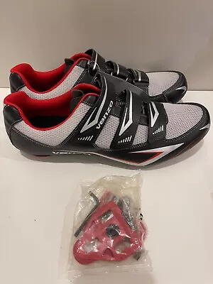 NWT Venzo MX Mens Bicycle Road Cycling Riding Shoes  SZ 13 • $50