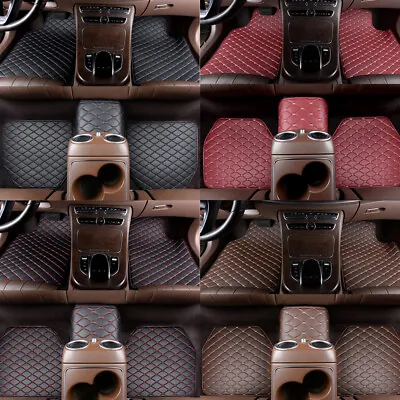 Pu Leather Car Floor Mats Front&Rear Carpets For Mercedes Benz A-B-C-E-S-Class • $16.99