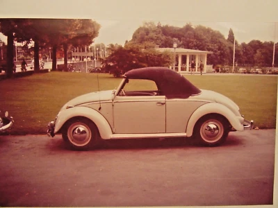 $11 • Buy 1947 To 1952 VW HEBMULLER CABRIOLET, 4  X 6  Color Print From Vintage 35mm Slide