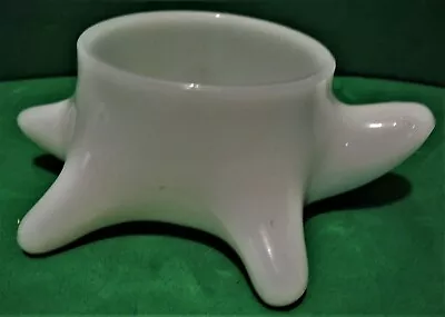 Milk Glass Candle Holder Or Trinket Dish Vintage Marked Avon • $7.95