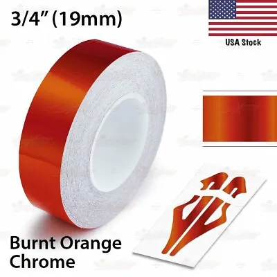 3/4  Roll Vinyl Pinstriping Pin Stripe Solid Line Car Tape Decal Stickers 19mm • $10.95