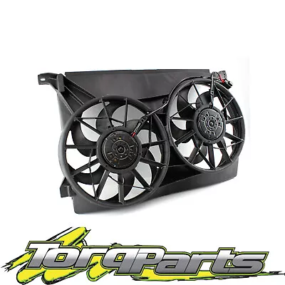 Twin Thermo Fans Suit Au Falcon Ford Fairmont Radiator Assembly 6cyl V8 • $225