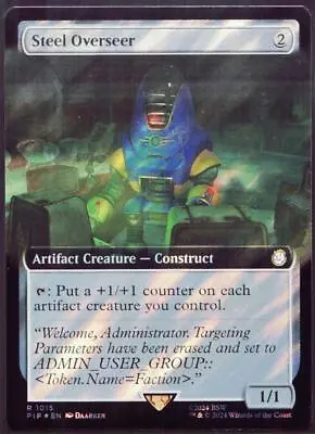 Steel Overseer-1015 Extended - Surge Foil MTG Fallout • $8