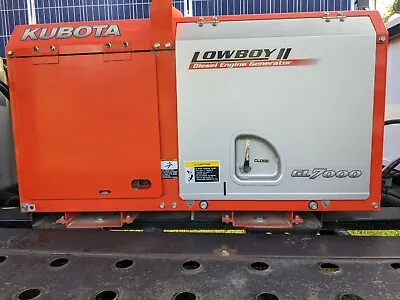 Kubota 7kW Diesel Generator- GL7000TM Lowboy Ii - USA (1 Hrs) W/ Autostart • $5000