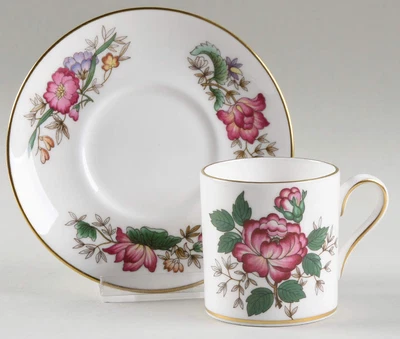 $11.99 • Buy Wedgwood Charnwood  Bond Shape Demitasse Cup & Saucer 6175400