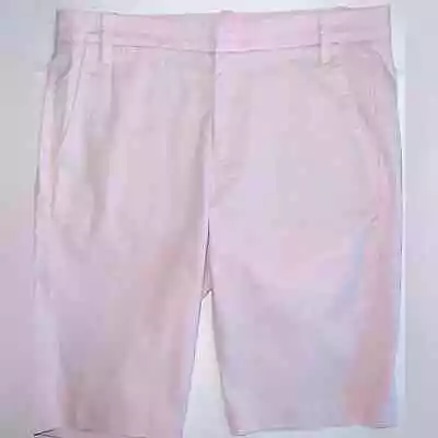 Vince Shorts Bermuda Coin Pocket Flat Front Pink 8 • $47.20