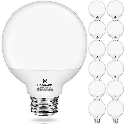 12 Pack Vanity Light Bulbs For Bathroom 3000k Soft White E26 Base Round Led Glob • $44.67