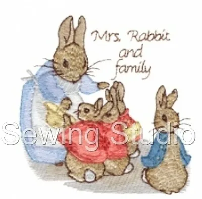 £7 • Buy The Original Peter Rabbit Designs - Machine Embroidery Designs On Cd Or Usb