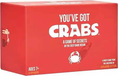 $48.99 • Buy You've Got Crabs By Exploding Kittens For Adults Teens And Kids Fun Family Games