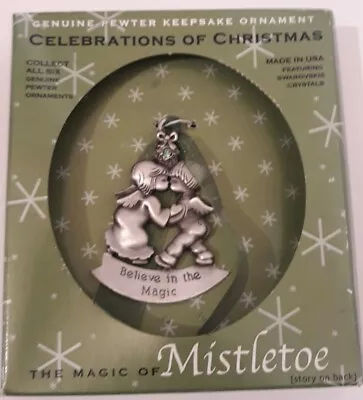 Genuine Pewter Keepsake Ornament The Magic Of Mistletoe • $9.95