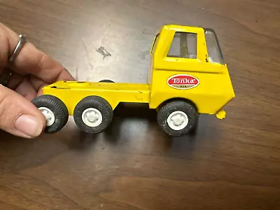 Vintage Tonka  Mini Tonka Semi Truck Cab Pressed Steel 1970's 4.5 Inch 55010 • $0.99