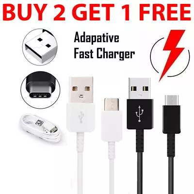 Fast Charger For Samsung Galaxy S8 / S9+ Plus Type C USB-C Sync Charging Cable • £2.49