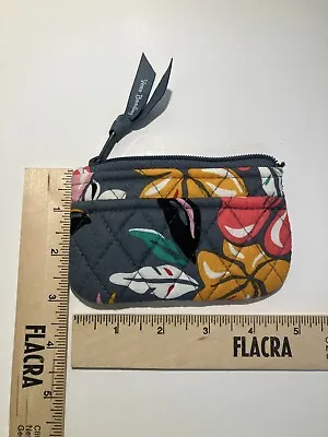 Vera Bradley Iconic Zip Coin Purse Mini Wallet Used Great Condition • $7