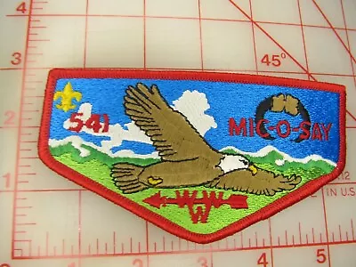 OA Lodge 541 MIC - O - SAY Collectible Red Border Flap Patch (rA) • $5.99