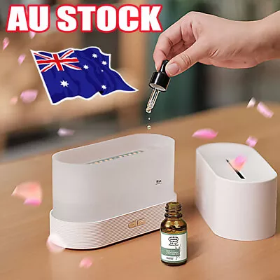 180ml USB Mist Maker Flame Air Humidifier Essential Oil Diffuser Decor LR • $26.79