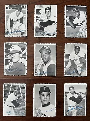 TCG - 1969 Topps Photo Series Baseball Cards (#1 4 12 21 27 29 31 32 33) • $225